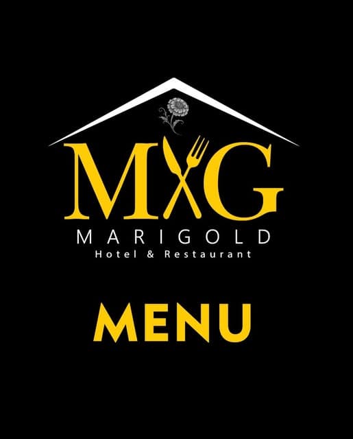 Official Marigold Hotel and Restaurant menu cover